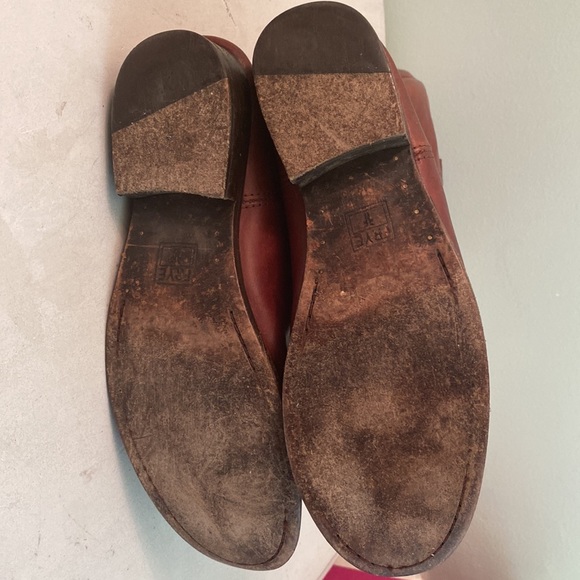 Frye brown leather high boots - Picture 16 of 16